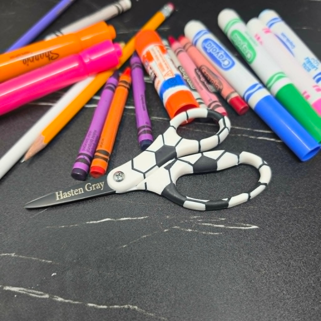 Engraved School Scissors