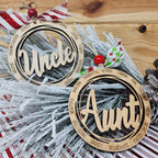 Aunt/Uncle Ornament