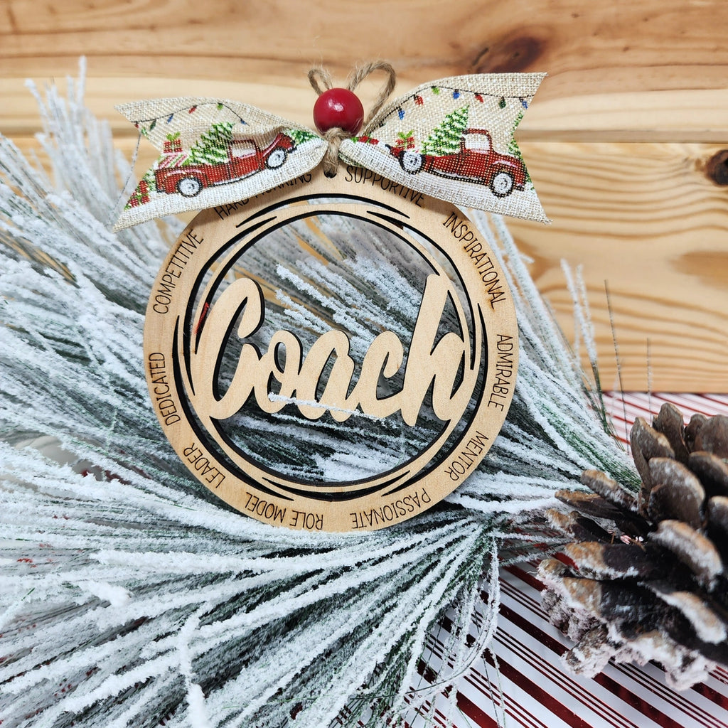 Teacher, Coach, or Friend Ornament