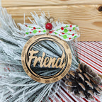 Teacher, Coach, or Friend Ornament