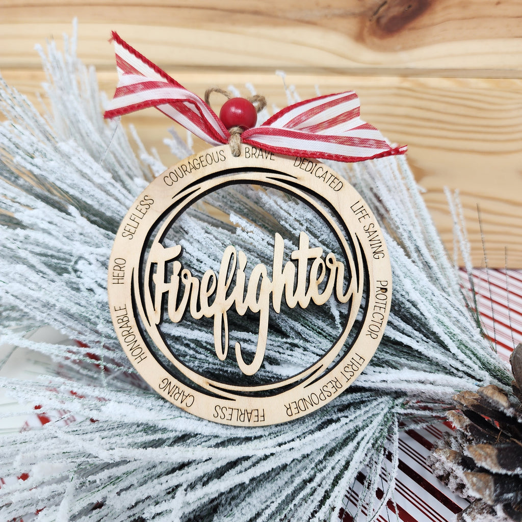Police, Firefighter, or Nurse Ornament
