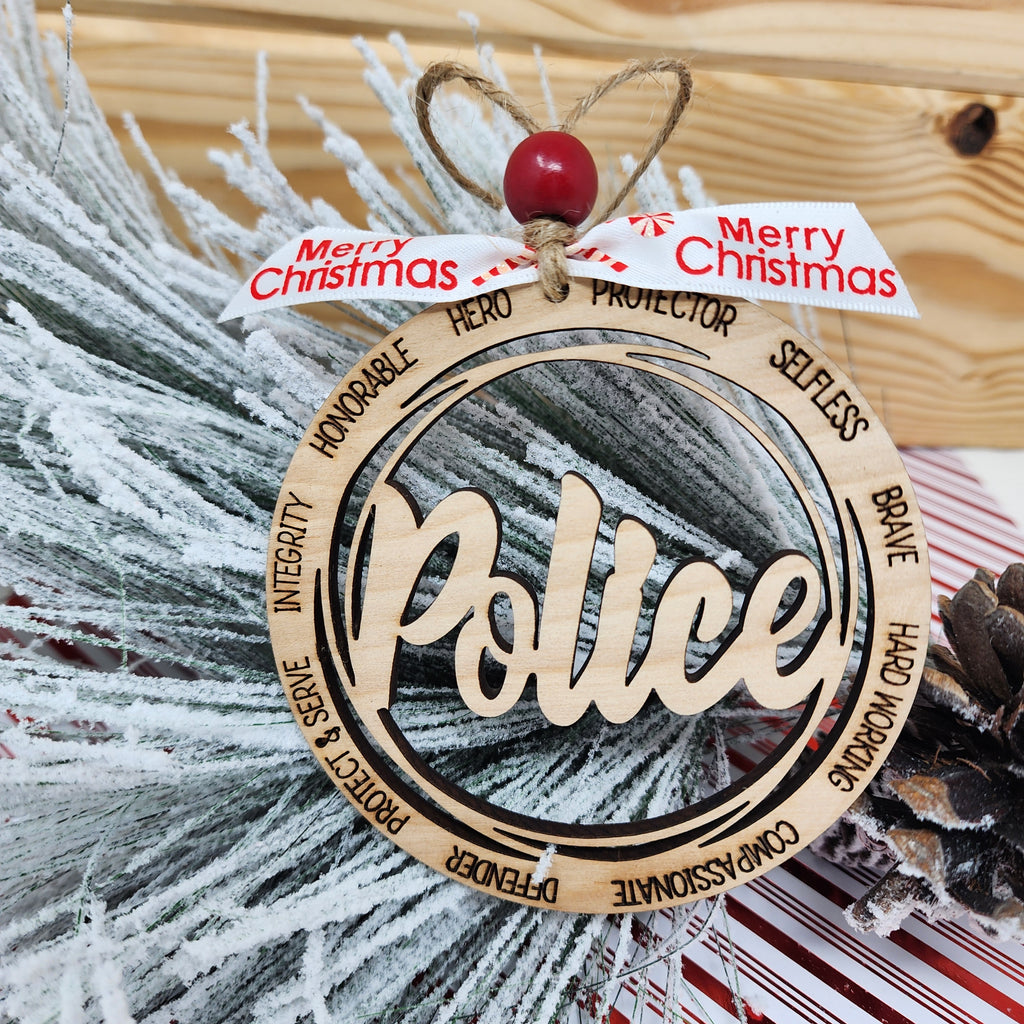 Police, Firefighter, or Nurse Ornament