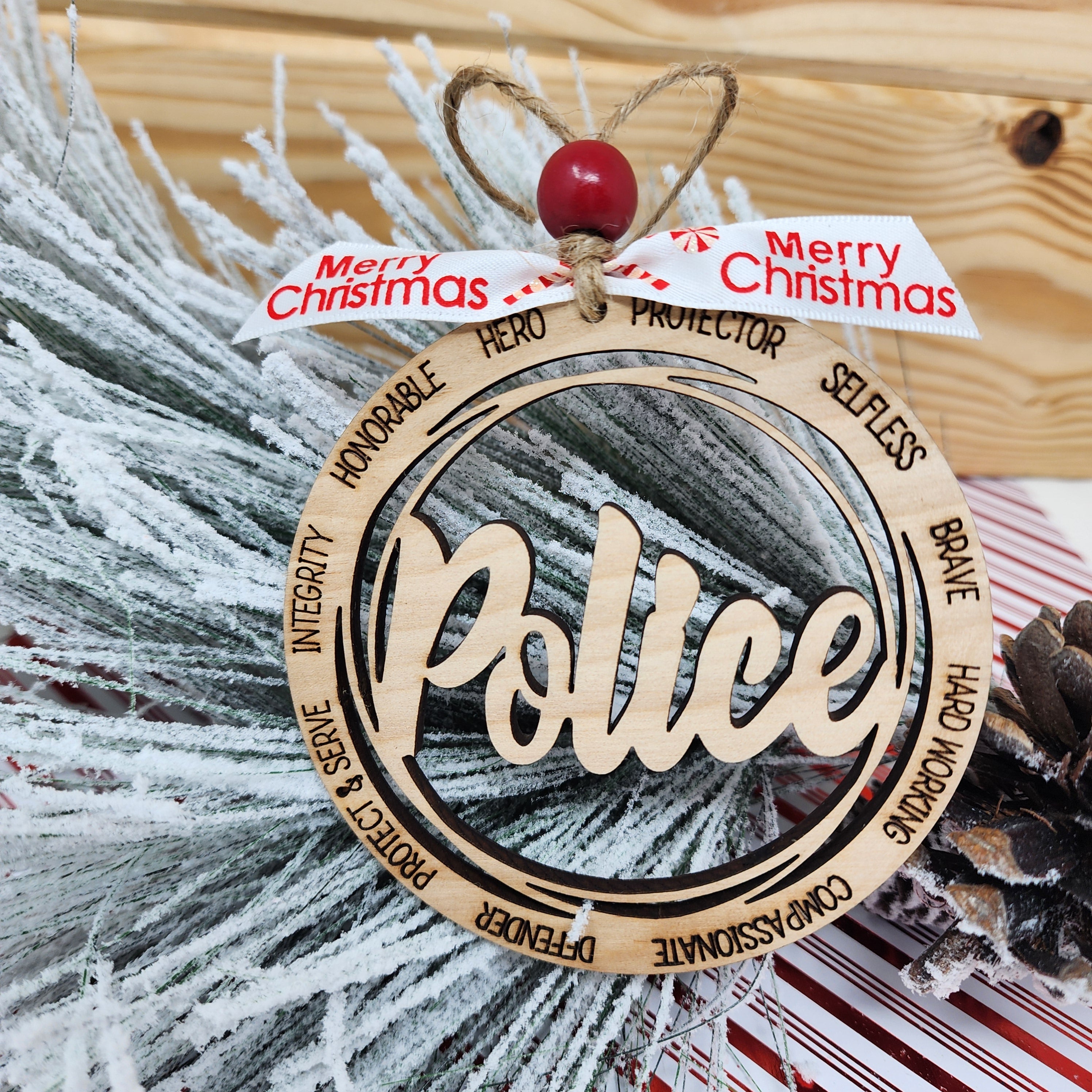 Police, Firefighter, or Nurse Ornament