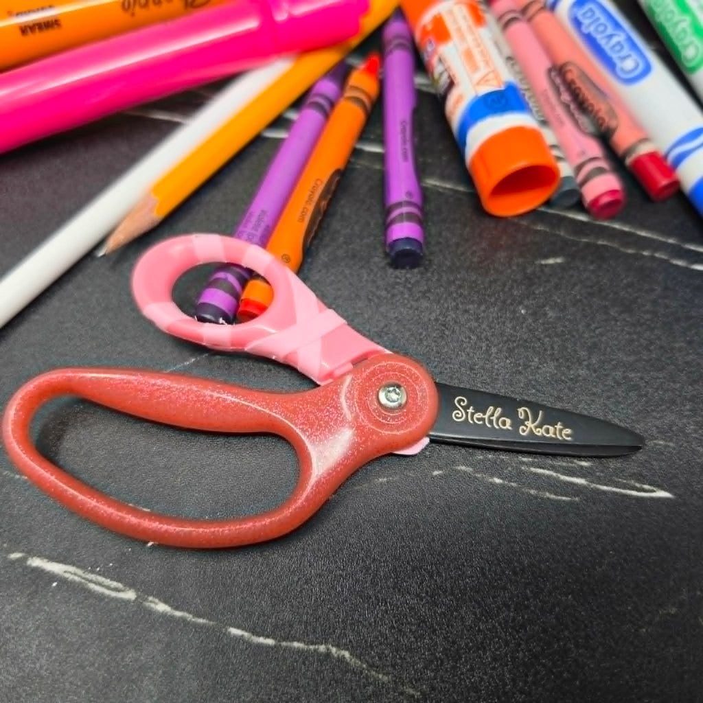Engraved School Scissors