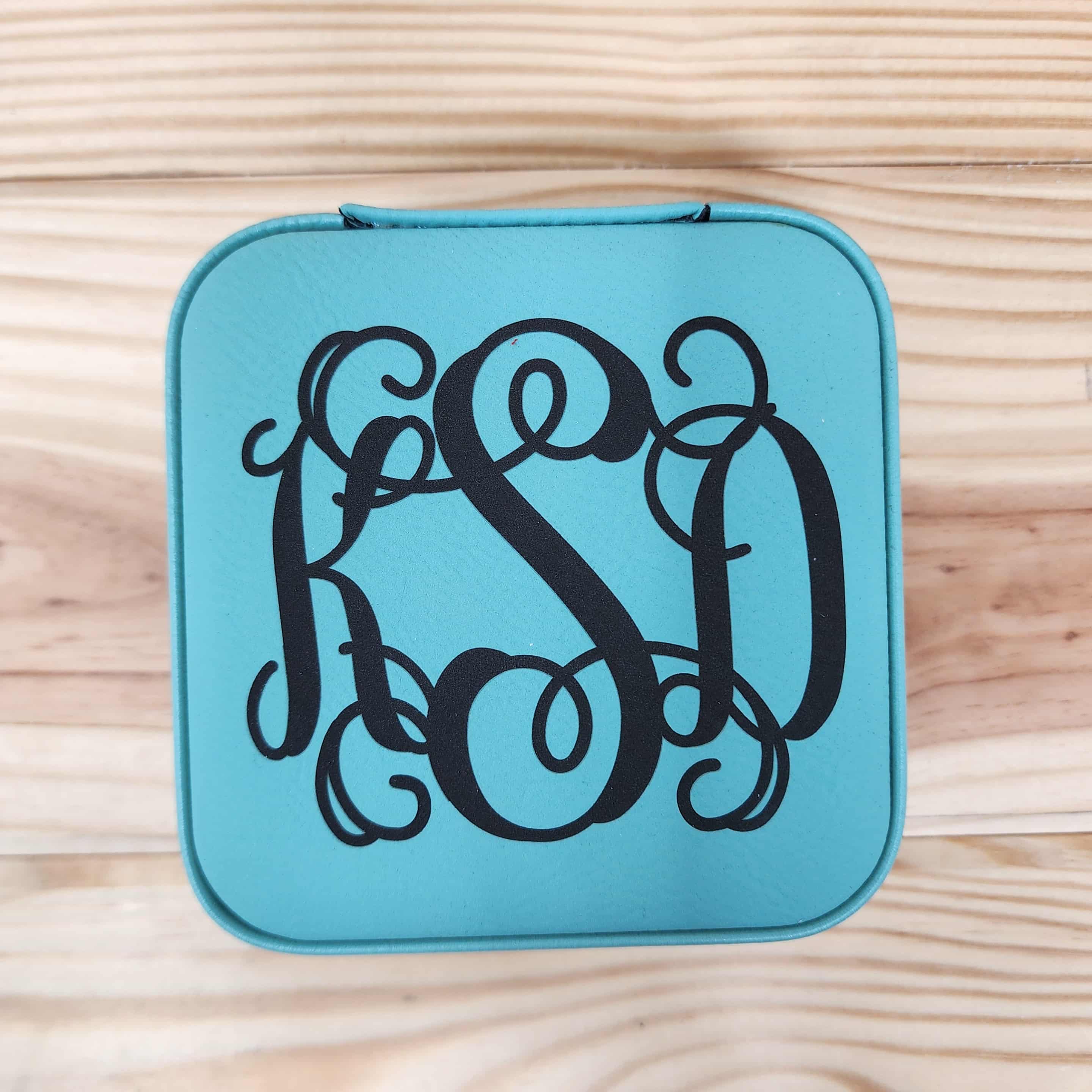 Personalized Initials Jewelry Box