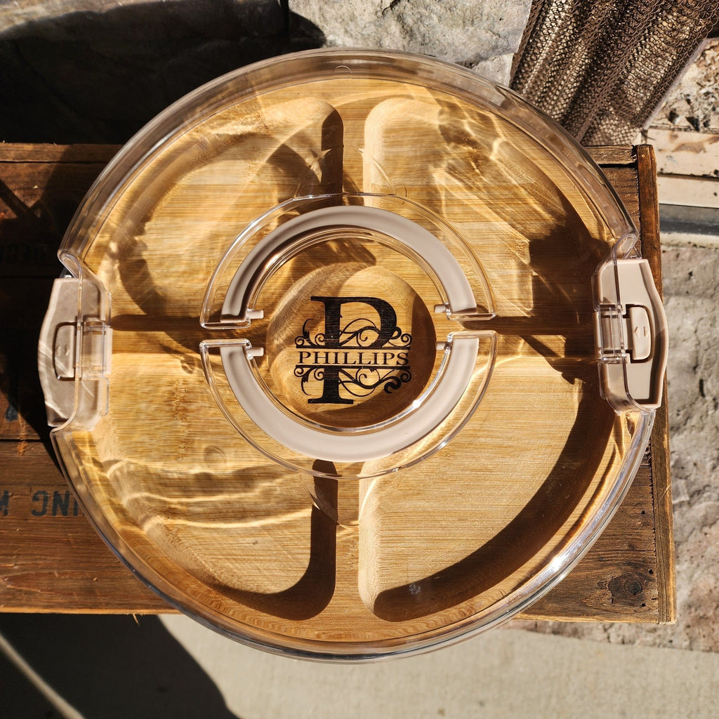 Monogrammed Charcuterie Board