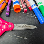 Engraved School Scissors