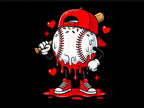 Baseball Youth Valentine's Shirt