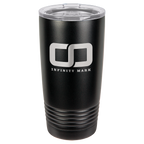 black engraved tumbler