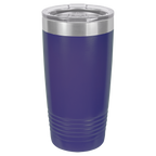 Purple insulated tumbler