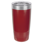 Maroon insulated tumbler