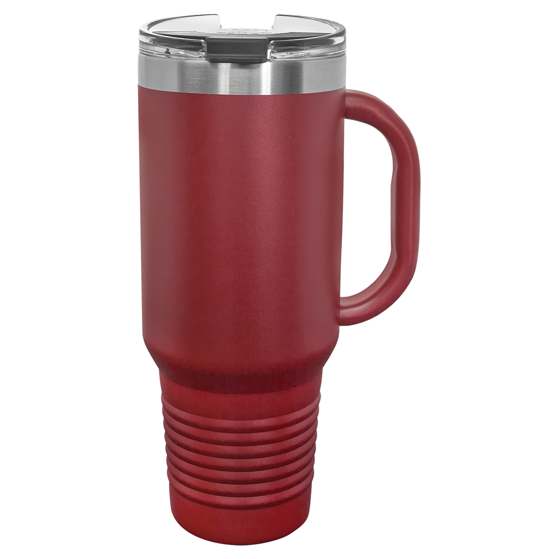 Maroon travel mug 