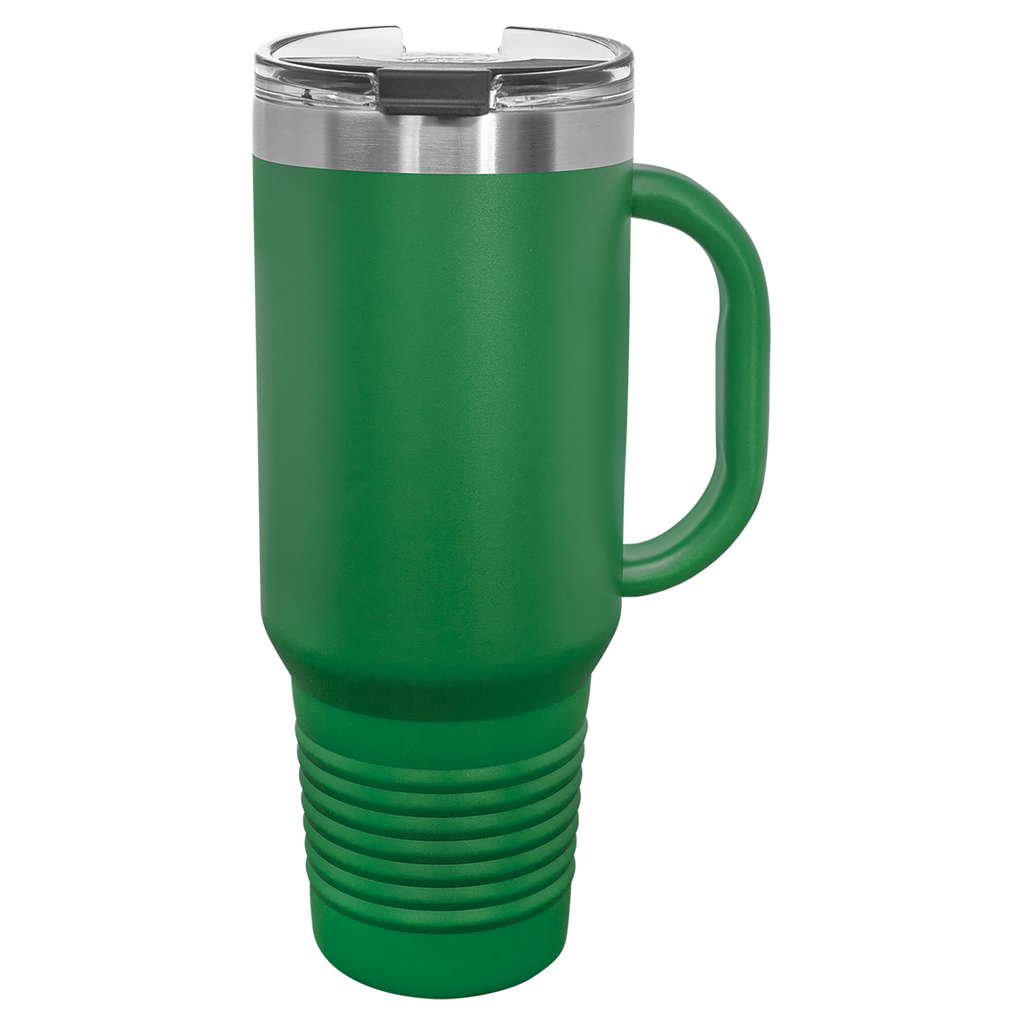 Green travel mug