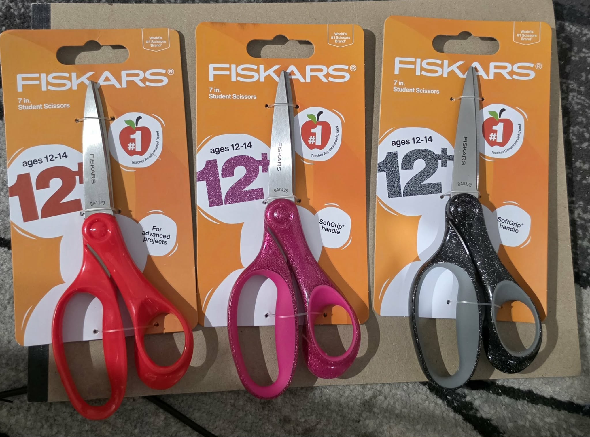 Engraved School Scissors