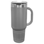 Dark grey travel mug