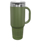 Olive green travel mug