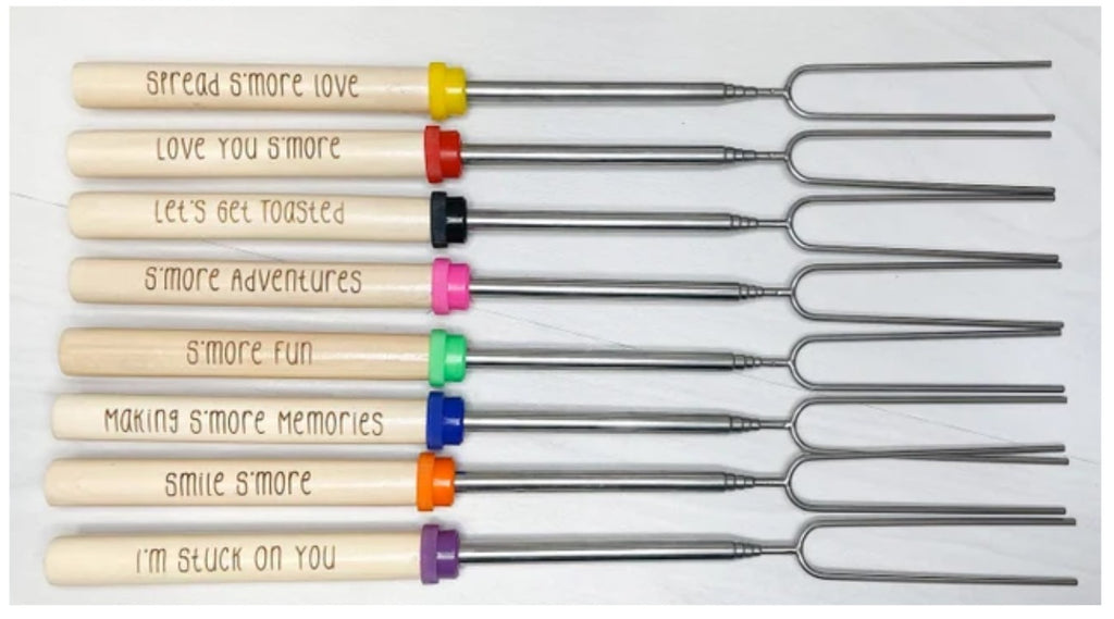 Custom Engraved S'more Stick