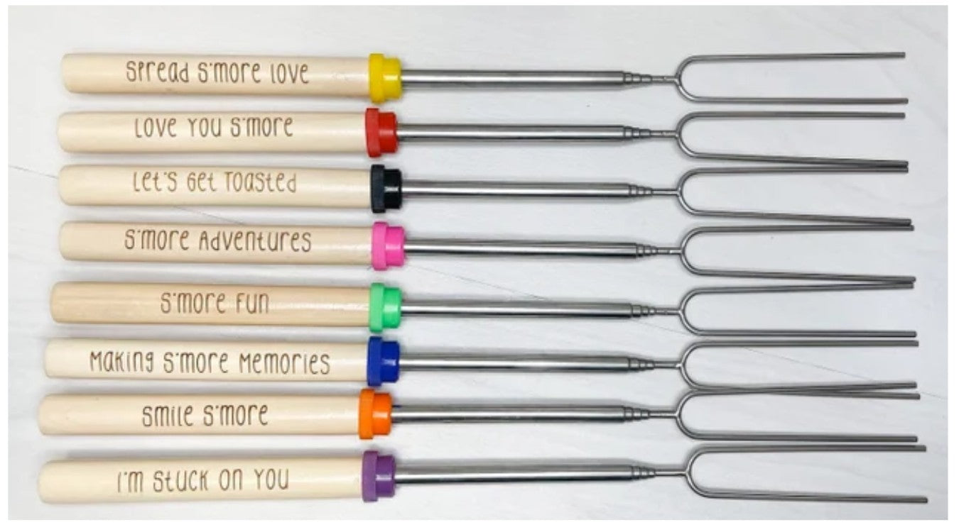Custom Engraved S'more Stick