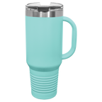 Teal travel mug