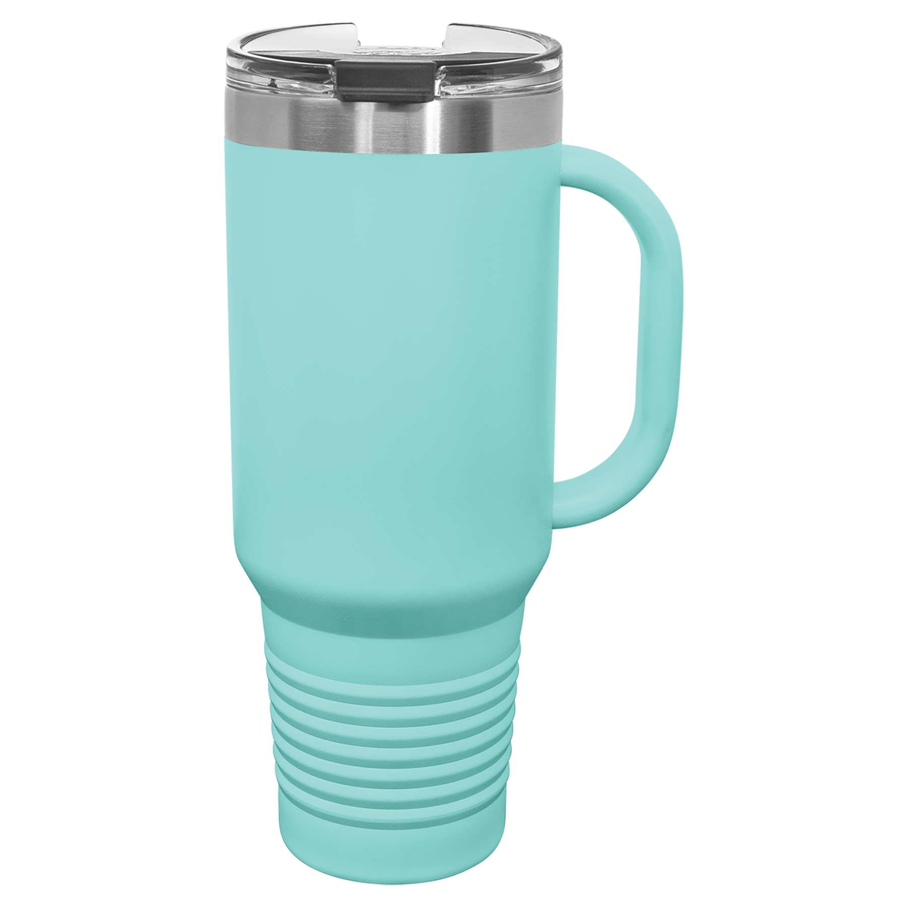 Teal travel mug